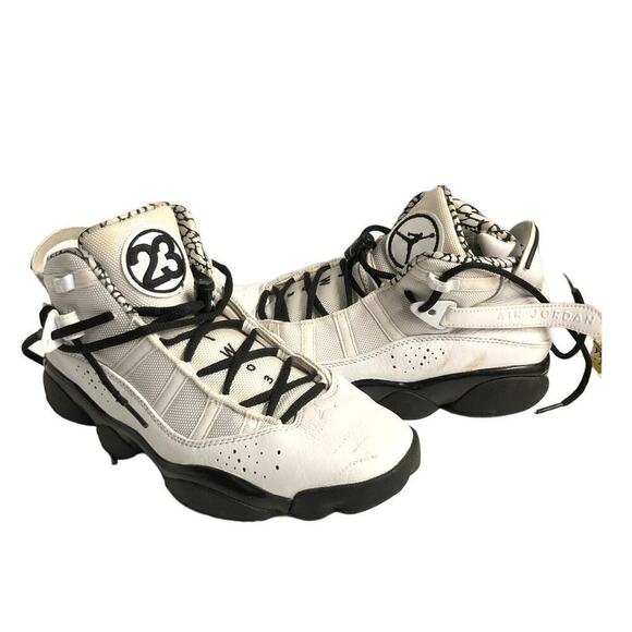 NIKE AIR JORDAN VI 6 MOTOSPORT 2020 Size US 9 MEN WHITE/BLACK - Picture 2 of 7